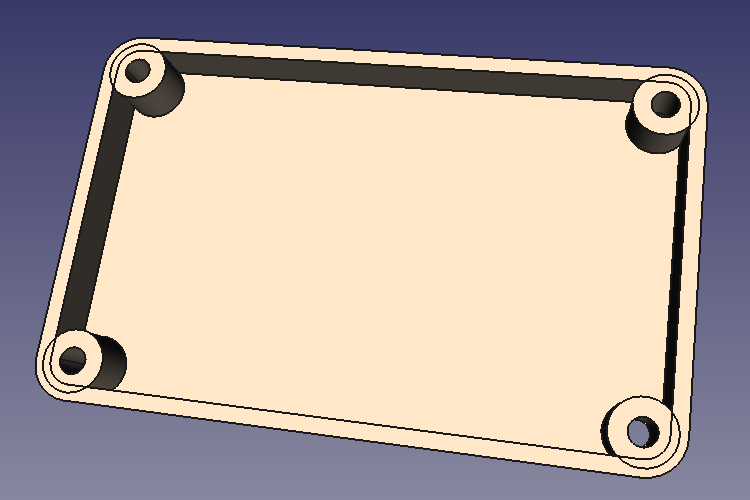 Deckel des Gehäuses