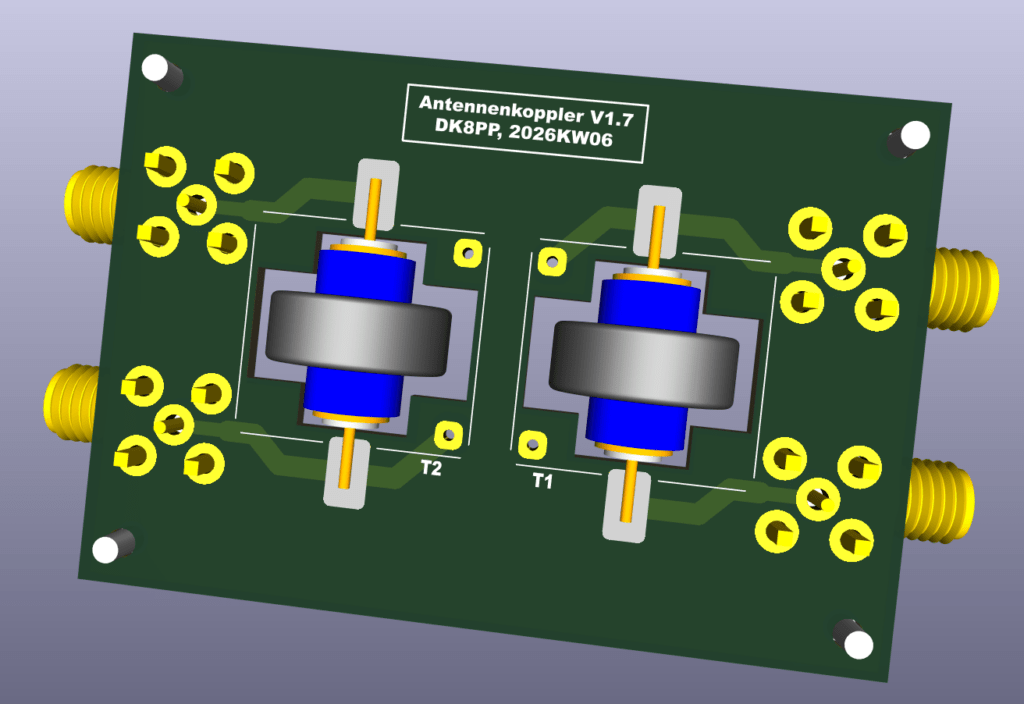 Antennenkoppler V1.7, Unterseite