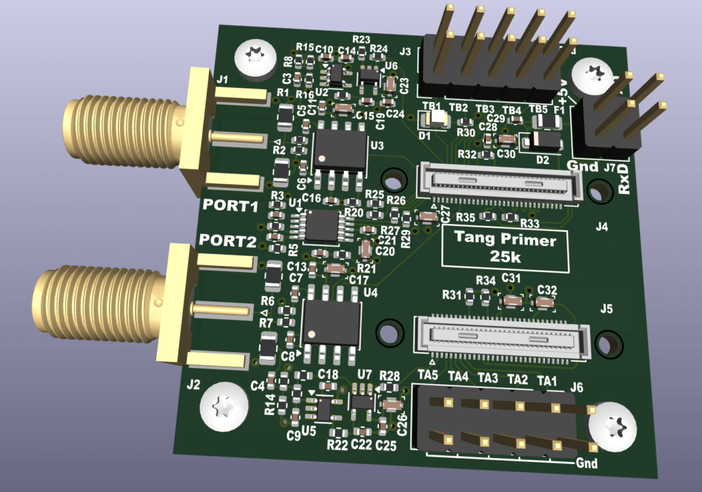 Gamma Messgerät, Oberseite ohne FPGA-Board